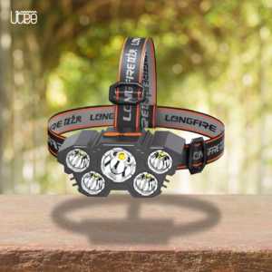 linterna frontal 5 led